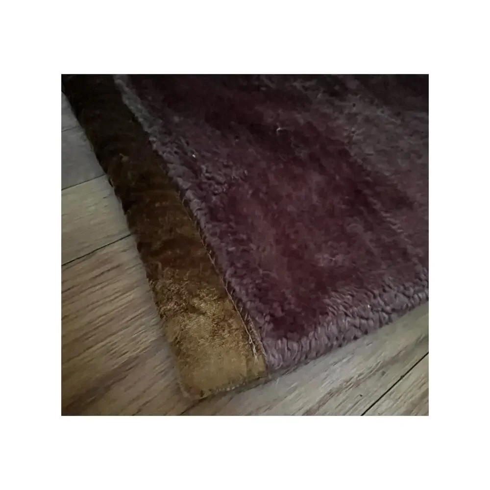 Vintage Queen Tiger Animal Plush Acrylic Korean Mink Reversible Blanket Sz 89x77